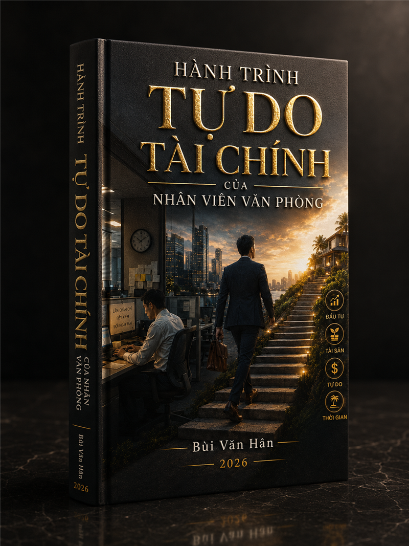 Bìa ebook Hành Trình Tự Do Tài Chính Của Nhân Viên Văn Phòng